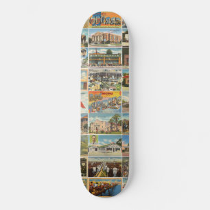 Skateboard Carte postale Old Texas