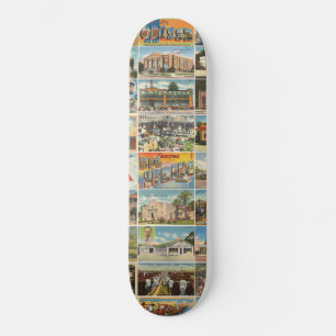 Skateboard Carte postale Texas Antique
