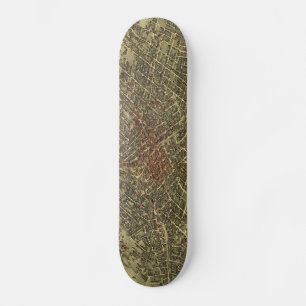 Skateboard Carte vintage d'Atlanta (1892)