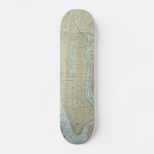 Skateboard Carte vintage de New York (1901)