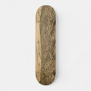 Skateboard Carte vintage de San Diego (1876)