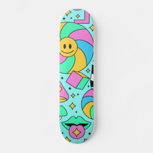 Skateboard Carton d'illustration mignonne