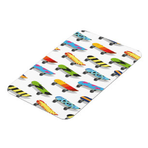 Skateboard Cartoon. Magnet