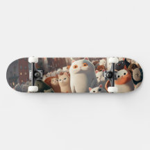 Cat City Cartoon Crowd