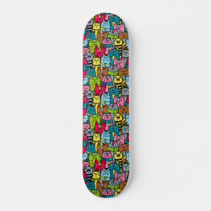 Skateboard Cat et kitten