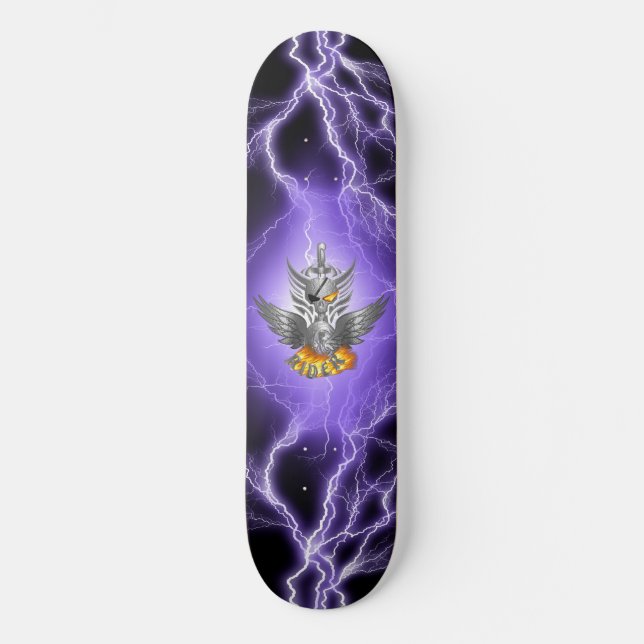 SKATEBOARD CAVALIER CRÂNE (Recto)