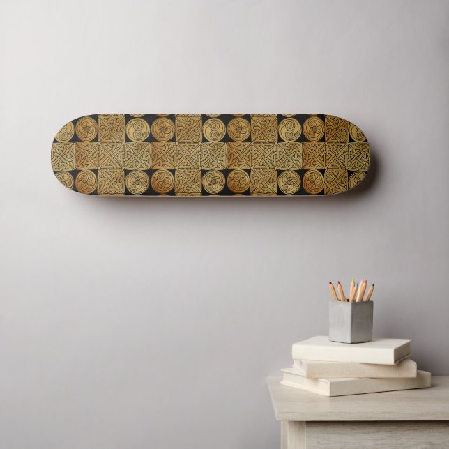 Skateboard Celtic Knotwork (Art mural (Horz))