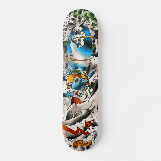 Skateboard cementboard_oldschool (Recto)