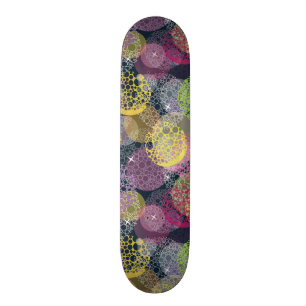 Skateboard Cercle mignon abstrait de point de polka