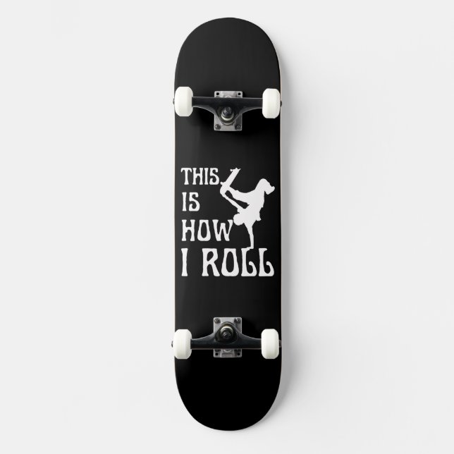 SKATEBOARD C'EST COMME ÇA QUE JE ROULE (Recto)