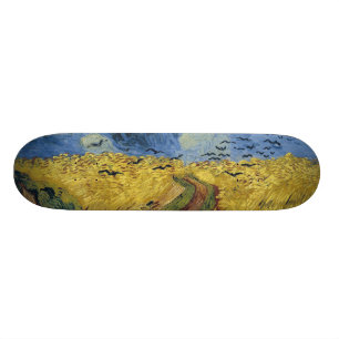 Skateboard Champ de blé de Vincent van Gogh avec les