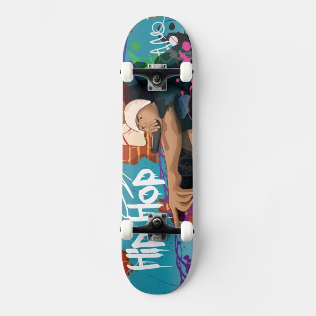 Skateboard chanteur Hip hop (Recto)