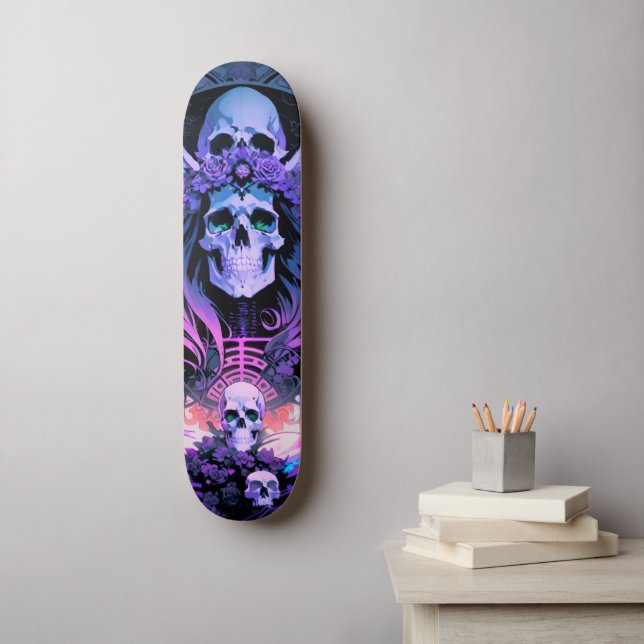 Skateboard Chaos Skull Series One (Art mural)