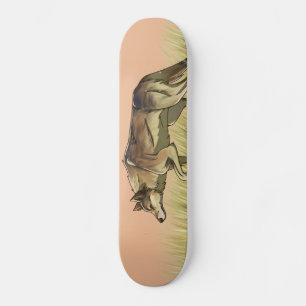 Skateboard Chasse au lever du soleil