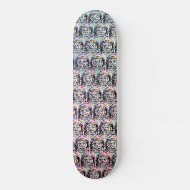 Skateboard Chat Astronaute (Recto)