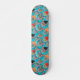 Skateboard Chat en casquette