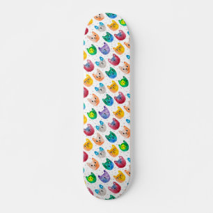 Skateboard Chats aquarelles et amis