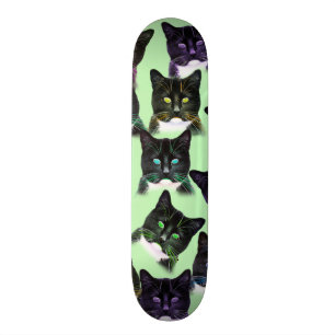 Skateboard Chats frais ! Plate-forme de planche à roulettes