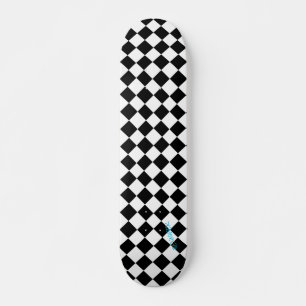 Skateboard Chauffeurs et chevalets et noms et textes en diama