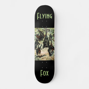 Skateboard Chauve-souris volante vintage chauve-souris noire