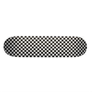 Skateboard Checkerboard Pattern