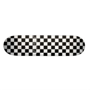 Skateboard checkered