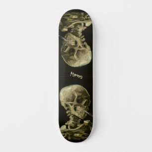 Skateboard Chef-d'oeuvre Van Gogh Oeuvre d'art Squelette Rad 