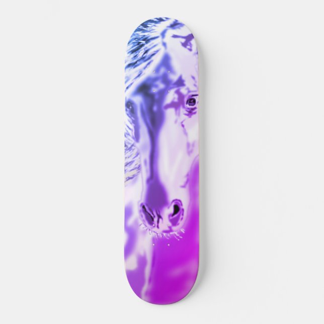 Skateboard Cheval blanc - (Recto)