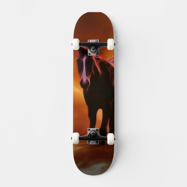 Skateboard Cheval du feu (Recto)