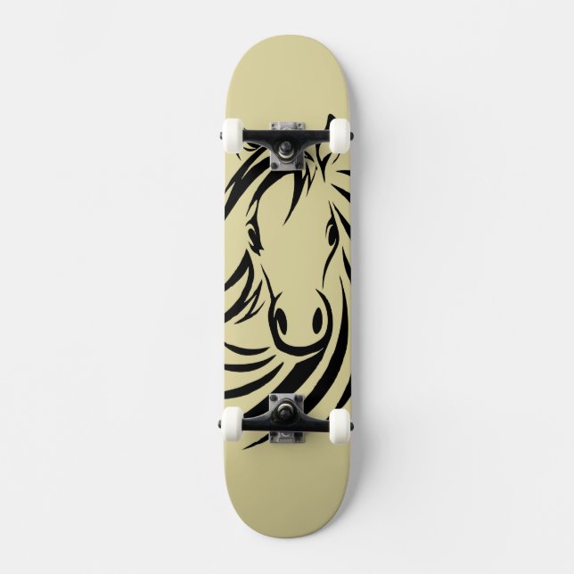 Skateboard Cheval Head (Recto)