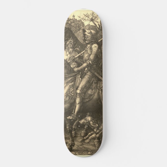 SKATEBOARD CHEVALIER, MORT ET DIABLE (Recto)