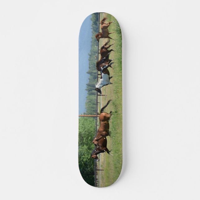 Skateboard Chevaux galopants (Devant)