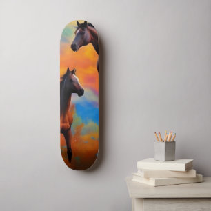 Skateboard Chevaux sauvages