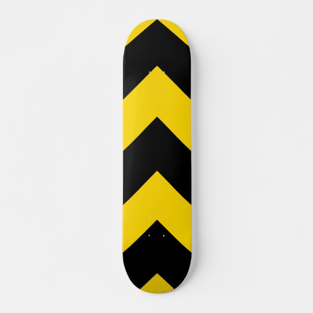 Skateboard Chevrons audacieux de la route (Devant)