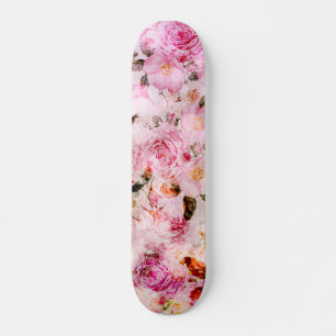 Skateboard Chic Joli Push Pink Rose Floral