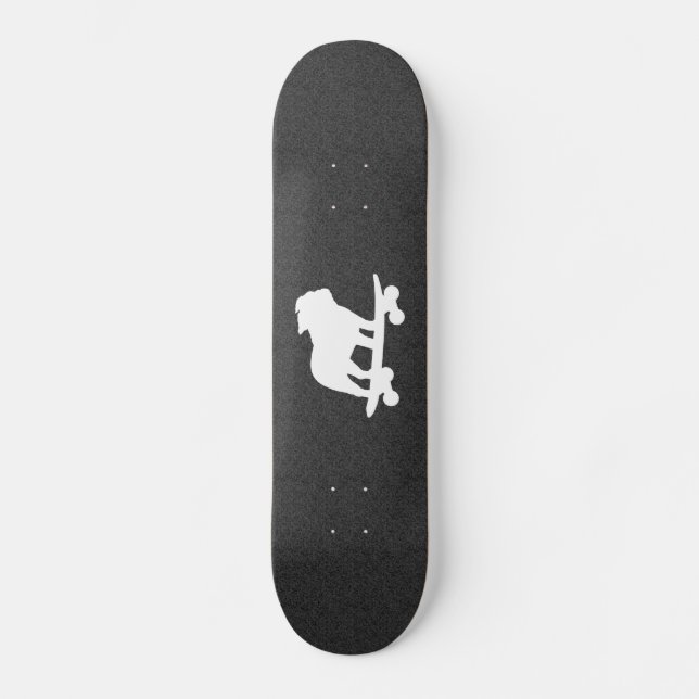 Skateboard Chien anglais faisant de la planche à roulettes de (Recto)