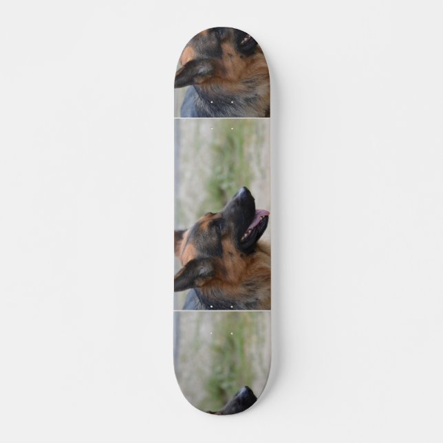 Skateboard Chien de berger allemand doux (Devant)
