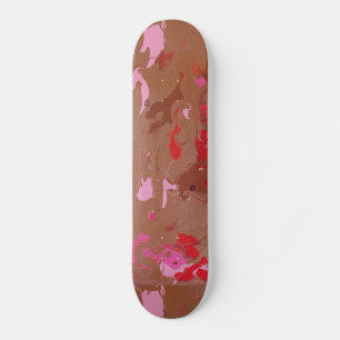 Skateboard Chocolat de framboise Maderi Abstrait