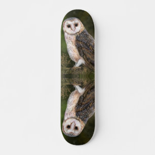 Skateboard Chouette de l'Ouest - Peinture à l'aquarelle géant