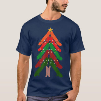 Skateboard Christmas Tree Skateboarding Christmas  T-Shirt