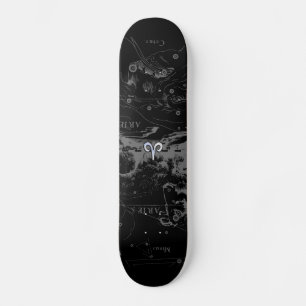 Skateboard Chrome comme Aries Symbole Zodiac sur Hevelius 169