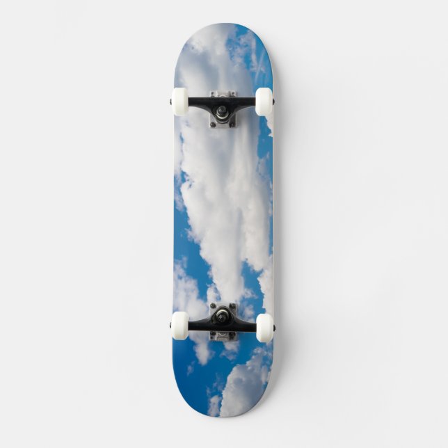 Skateboard Ciel bleu (Recto)