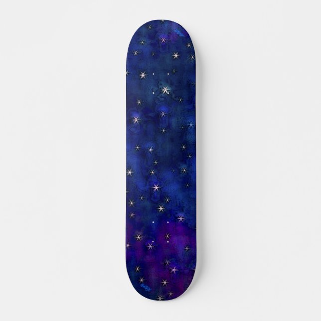 Skateboard Ciel nocturne (Devant)