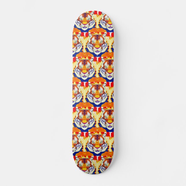 Skateboard Circus Tiger (Recto)