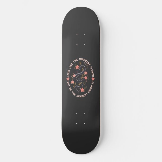Skateboard Citation de Shakespeare - Lady Macbeth (Recto)