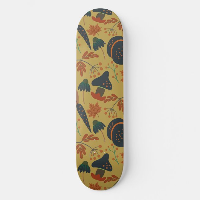 Skateboard Citrouilles et carottes motif sans soudure (Recto)
