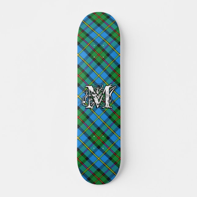 Skateboard Clan Tartan extrême MacLeod du monogramme Harris (Devant)