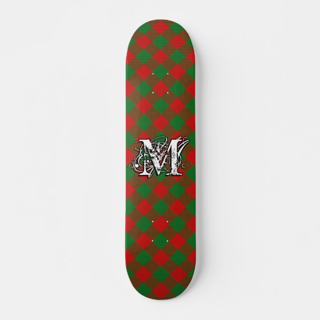 Skateboard Clan Tartan extrême Moncreiffe Monogramme (Devant)