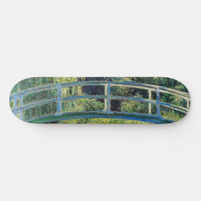 Skateboard Claude Monet - Etang Lily et Pont Japonais (Horz)