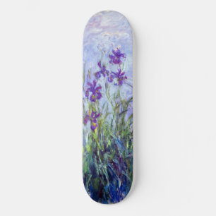 Skateboard Claude Monet - Lilac Irises / Iris Mauves